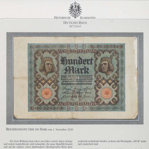 Sammelalbum "Historische Banknoten Deutsches Reich 1871-1945" - Sammelalbum "His&hellip;