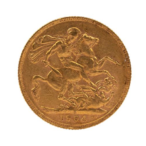 Großbritannien /GOLD - Edward VII, 1 Sovereign 1904 Perth Mint, Great Britain /G&hellip;