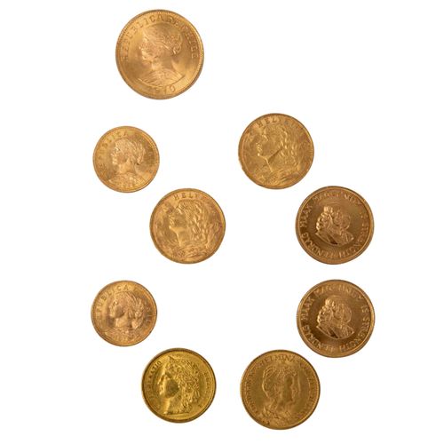 GOLDLOT ca. 54,56 g fein, bestehend aus LOTE DE ORO aprox. 54,56 g fino, compues&hellip;