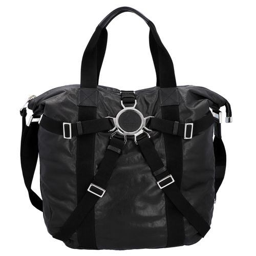 GUCCI Tote, Koll.: S/S 2010. GUCCI tote, coll.: S/S 2010. Black leather, silver-&hellip;