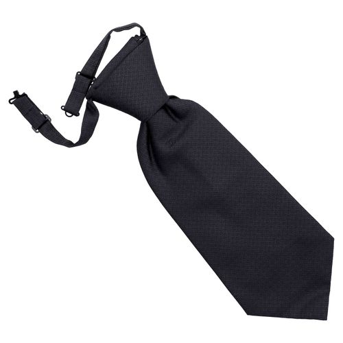 CHANEL Krawatte. 香奈儿领带。黑色模型，带标志结构，可随时装订。像新的一样好。