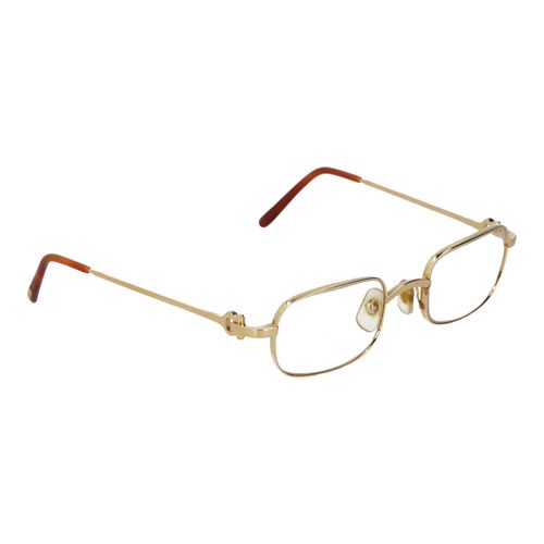 CARTIER Brille "52 23". CARTIER glasses "52 23". Gold-plated frame with logo det&hellip;