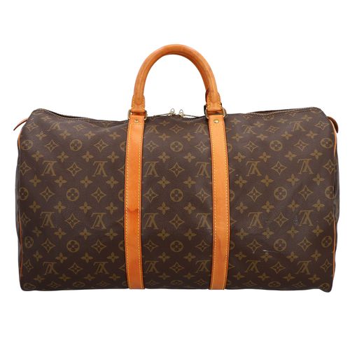 LOUIS VUITTON VINTAGE Weekender "KEEPALL 50", Koll.: 1991. LOUIS VUITTON Weekend&hellip;