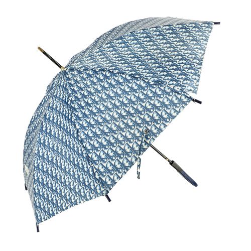 CHRISTIAN DIOR VINTAGE Schirm. CHRISTIAN DIOR VINTAGE umbrella. Blue model with &hellip;