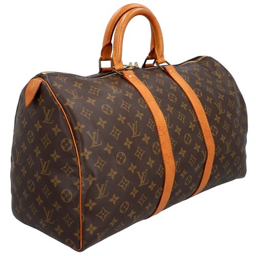 LOUIS VUITTON VINTAGE Weekender "KEEPALL 45", Koll.: 1990. 路易威登经典旅行袋 "KEEPALL 45&hellip;