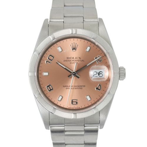 ROLEX Date "Salmon", Ref. 15210. Armbanduhr. ROLEX Date "Salmon", Ref. 15210. Re&hellip;