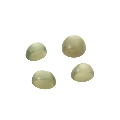 Null Bundle of 4 loose moonstone cabochons totalling ca. 116.58 ct, green, India&hellip;