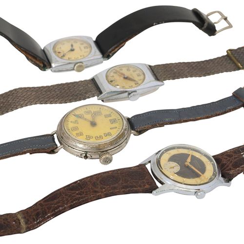 Null CONVOLUTION. 6x montres-bracelets. 1x montre de poche/montres de voyage.