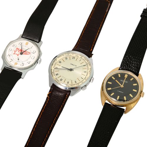 Null KONVOLUT 5x Relojes de pulsera rusos