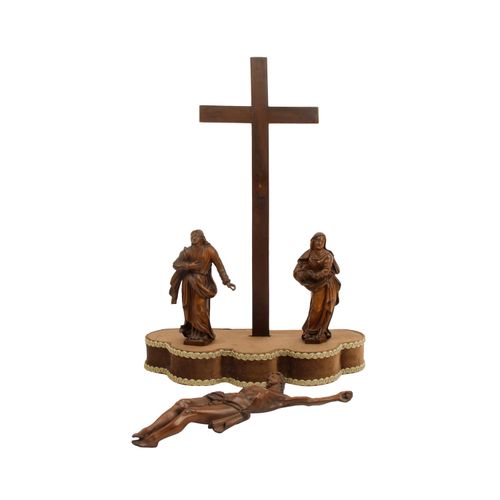 Null PATRIMOINE ALPIN DU FIN DU XVIIIe SIÈCLE "Groupe de la crucifixion".