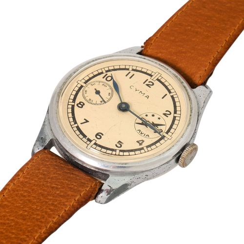 CYMA Vintage Pilot's Watch Orologio da polso da uomo. Circa anni '40.