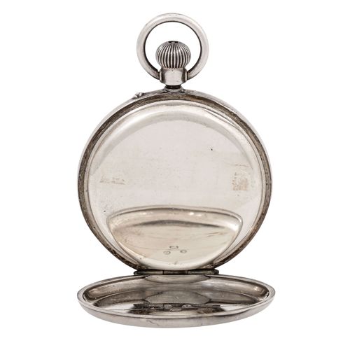 Null Anonymous ancient Lepine pocket watch, England ca. 1893. Case Sterling silv&hellip;