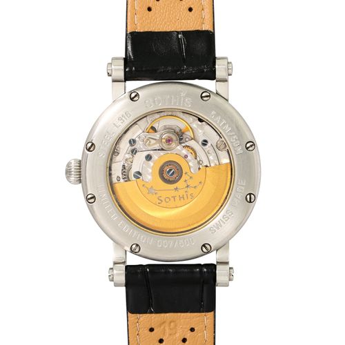 Null SOTHIS Spirit of Moon Quantieme Men´s wristwatch. Ca. 2000s. Steel. Automat&hellip;