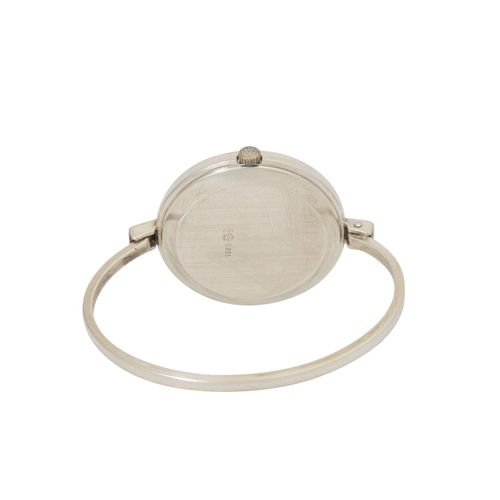 Null LEBLIN Ladies' bangle watch. Silver 835. Handwound-movement, working. Signs&hellip;