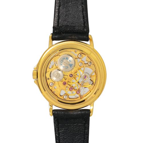 Null Vintage Ladies' skeleton watch. From 1987. Gold plated. Handwound movement,&hellip;