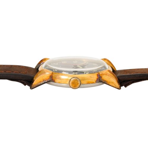 Null BISCHOFF. Vintage men´s wristwatch. Manufactured around 1945. Goldplated, s&hellip;
