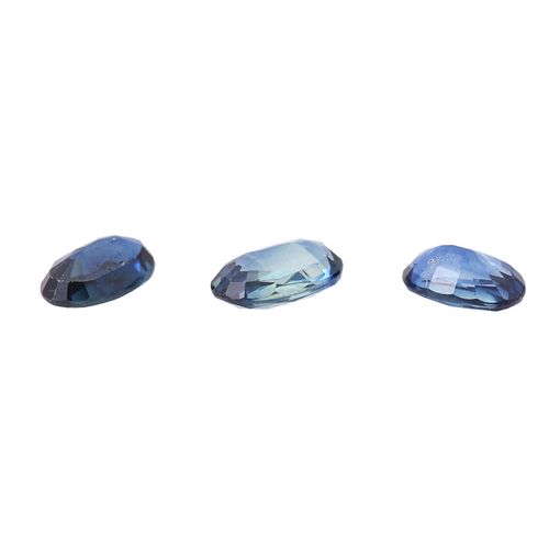 Null Bundle sapphires totalling ca. 50.10 ct, ca. 5 x 3 mm, unused/mint conditio&hellip;