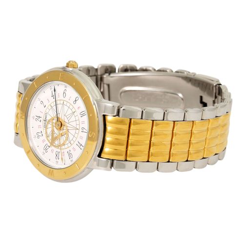 Null SEIKO. Men´s wristwatch. Ref. 5Y37-6010. Stainless steel, partly gold plate&hellip;