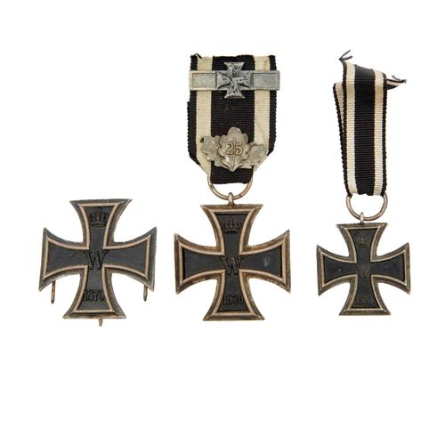 Prusse - Exceptionnelle collection de croix de fer 1870 de différents modèles, y&hellip;