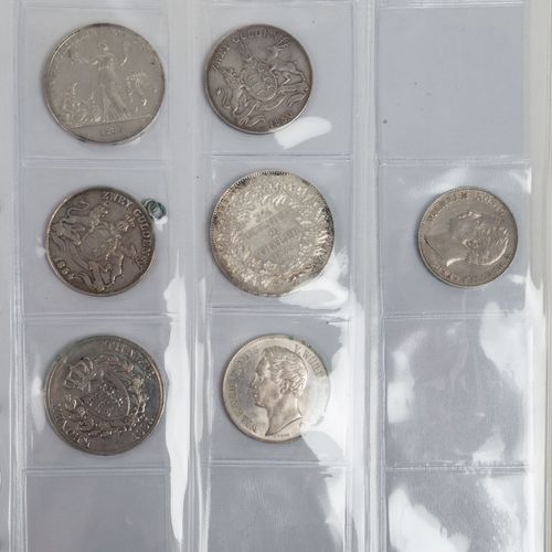 Null German States - Small collection coins & medals in album. The small collect&hellip;