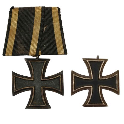 Prusse - Rare croix de fer de 2ème classe 1813 avec agrafe, accompagnée d'une cr&hellip;