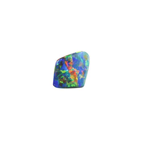 Null Opale de Boulder Queensland 2,095 ct, fantastique jeu de couleurs, 11x8,5 m&hellip;