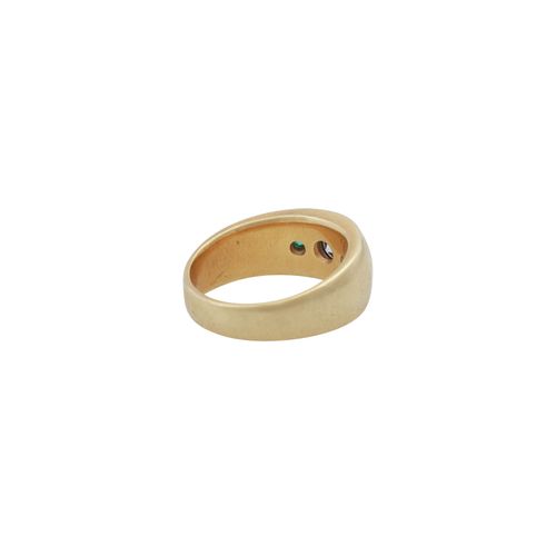 Null Ring with brilliant-cut diamond ca. 1 ct, ca. STW (I-J)/VS-VVS, 14K yellow &hellip;
