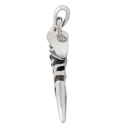 Null WEMPE pendant "Claw" with brilliant-cut diamonds totalling ca. 0.35 ct, goo&hellip;
