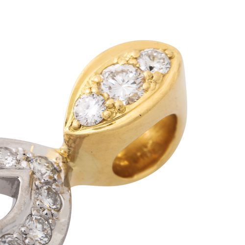 Null LEO WITTWER pendant with brilliant-cut diamonds totalling ca. 1.48 ct (mark&hellip;