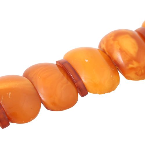 Null Bracciale in ambra butterscotch, lunghezza circa 20 cm, larghezza circa 2 c&hellip;