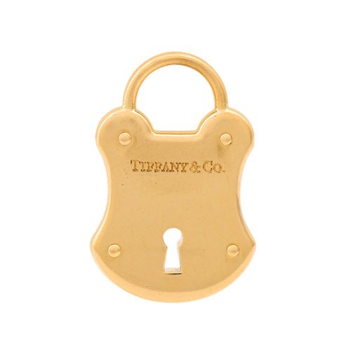 Null TIFFANY & CO. Pendentif "Château", or jaune 18K, 6,7 gr, L : env. 2,3 cm, 2&hellip;