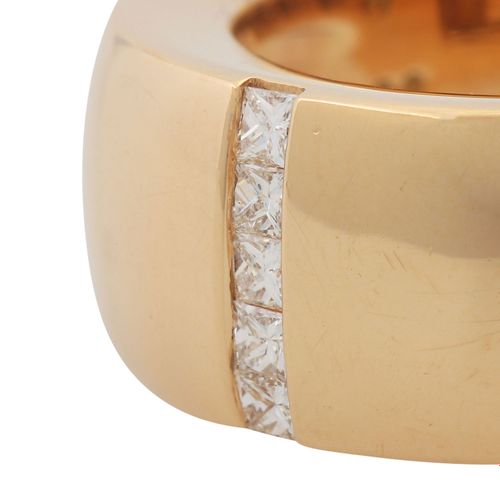 Null JOOP ring with princess-cut diamonds totalling ca. 0.25 ct, ca. TIN (M)/VVS&hellip;