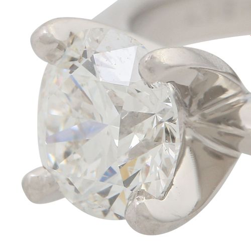 Null SHIMANSKY戒指，单颗明亮型钻石0.70克拉，FW（G）/SI2，WBW：约6.000欧元，铂金，3.8克，RW：52/12，21世纪，全新状态&hellip;
