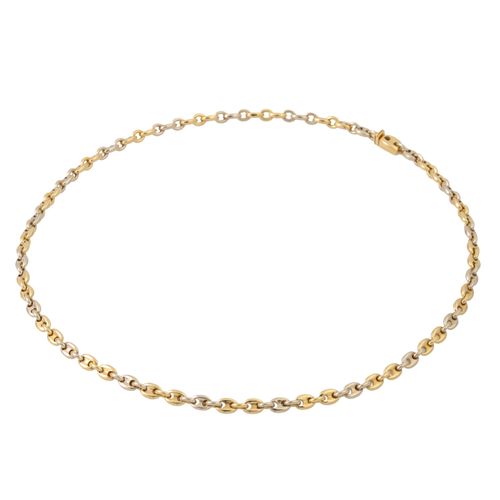 Null CARTIER anchor necklace, 18K YG/WG, 40.1 gr, L: ca. 46 cm, 20th/21st centur&hellip;