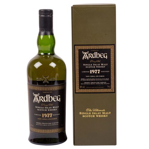 Null ARDBEG Single Malt Scotch Whisky 'LIMITED EDITION 1977' Region: Islay, Ardb&hellip;