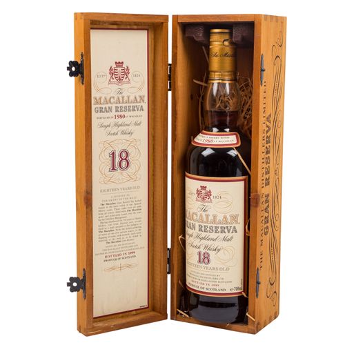 Null MACALLAN Single Malt Scotch Whisky 'Gran Reserva', 18 ans Région : Speyside&hellip;