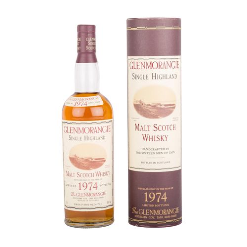 Null GLENMORANGIE Single Malt Scotch Whisky, 1974 Región: Highlands, Distillerie&hellip;