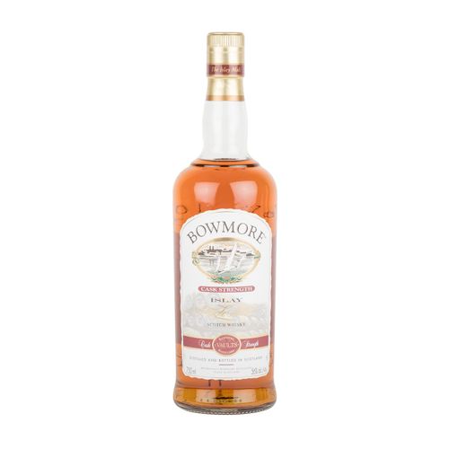 Null BOWMORE单一麦芽苏格兰威士忌 "CASK STRENGTH "地区：艾莱岛，Morrison's Bowmore酒厂，56%容量，750毫升，肩&hellip;