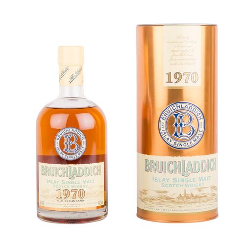 Null BRUICHLADDICH Single Malt Scotch Whisky 1970 Región: Islay, Bruichladdich D&hellip;