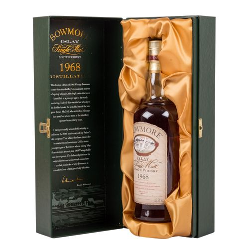 Null BOWMORE Single Malt Scotch Whisky '1968', 32 años Región: Islay, Morrison's&hellip;