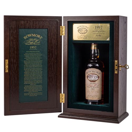 Null BOWMORE Single Malt Scotch Whisky, 1957, 38 years Région : Islay, Morrison'&hellip;