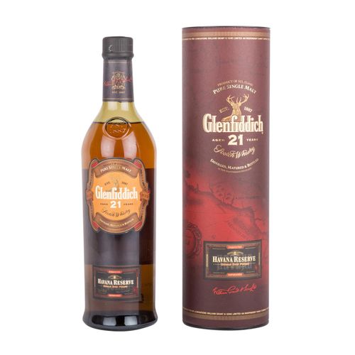 Null GLENFIDDICH Single Malt Scotch Whisky 'Havana Reserve', 21 years Region: Sp&hellip;