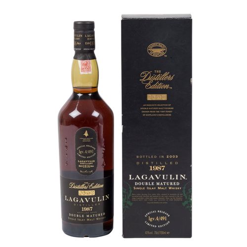 Null LAGAVULIN Single Malt Scotch Whisky, 1987 Région : Islay, Distillerie Lagav&hellip;