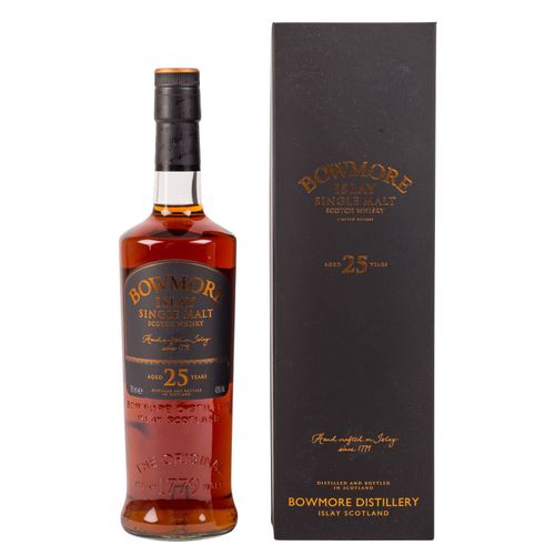 Null BOWMORE Single Malt Scotch Whisky, 25 ans Région : Islay, Morrison's Bowmor&hellip;