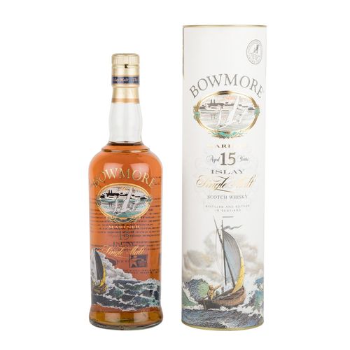 Null BOWMORE Single Malt Scotch Whisky 'MARINER', 15 años Región: Islay, Morriso&hellip;