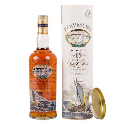 Null BOWMORE Single Malt Scotch Whisky 'MARINER', 15 years Region: Islay, Morris&hellip;