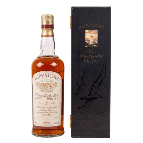 Null BOWMORE Single Malt Scotch Whisky, 21 years, region: Islay, Morrison's Bowm&hellip;