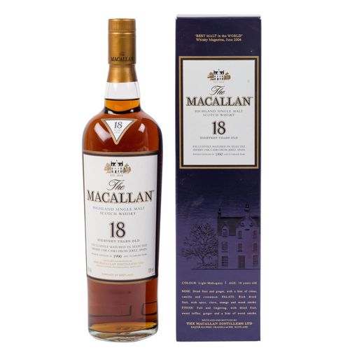 Null MACALLAN Single Malt Scotch Whisky, 18 años Región: Speyside, The Macallan &hellip;