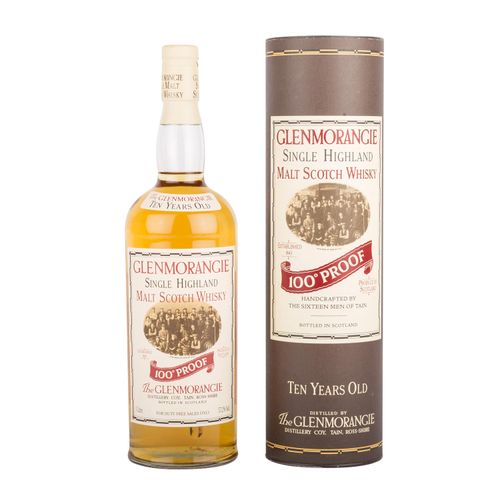 Null GLENMORANGIE Single Malt Scotch Whisky '100° Proof', 10 years Region: Highl&hellip;