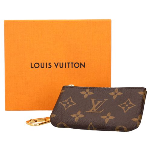 Null LOUIS VUITTON Porte-clés, coll. 2020. Série Monogram Canvas, matériel doré,&hellip;